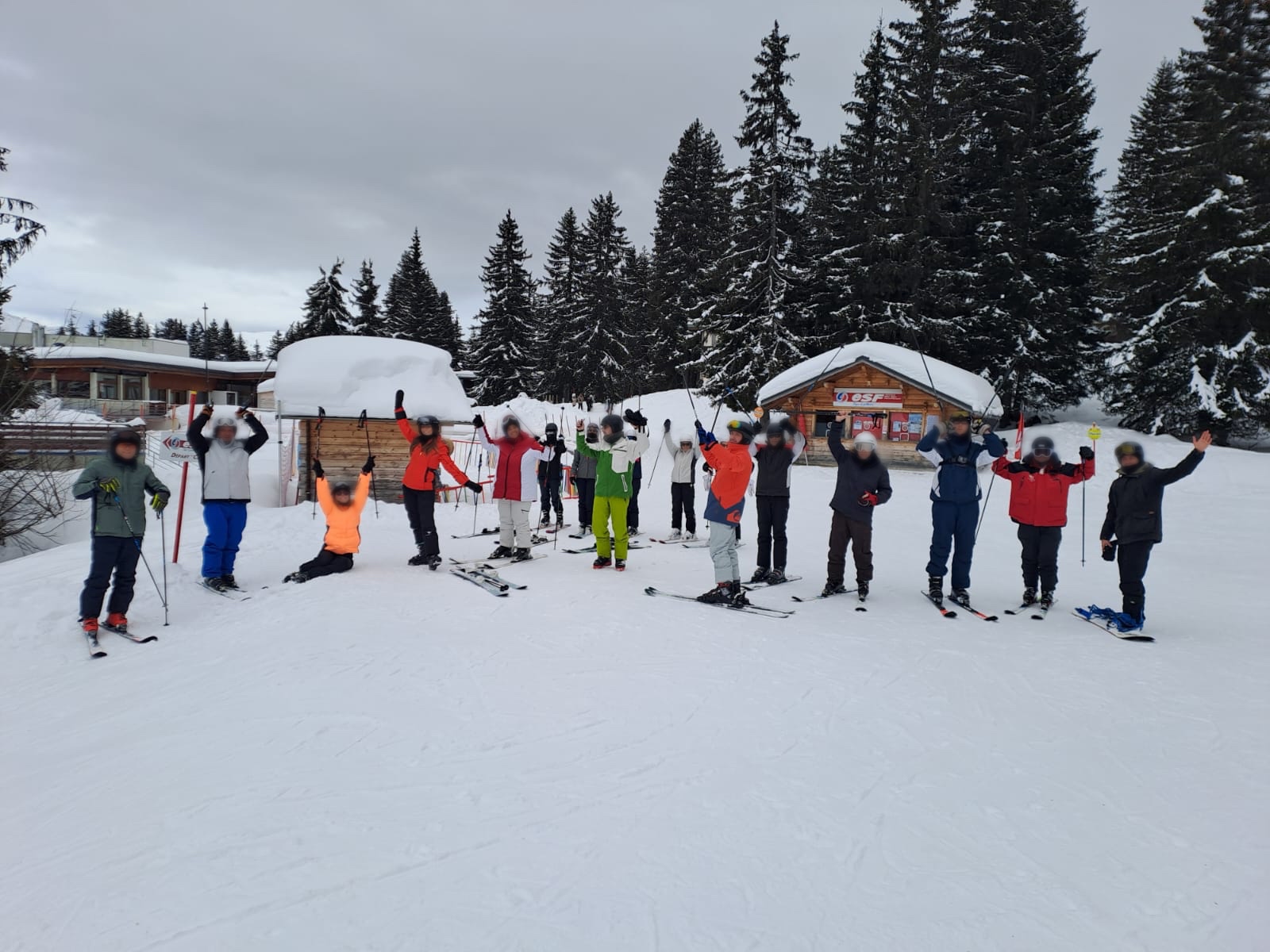 Départ ski alpin